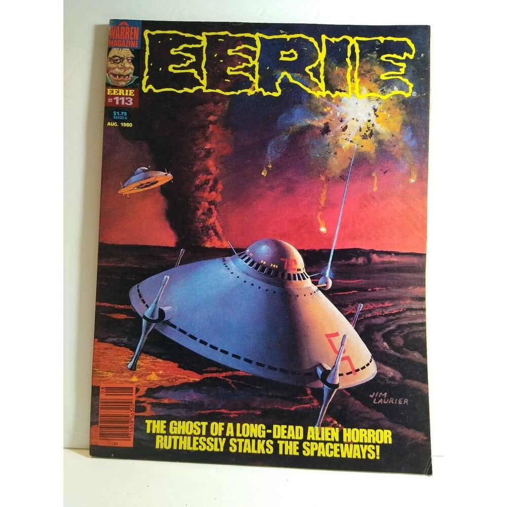 Eerie #113 Aug 1980 Warren Magazine Horror & Sci-Fi Comic Dracula Castle Soil Ad